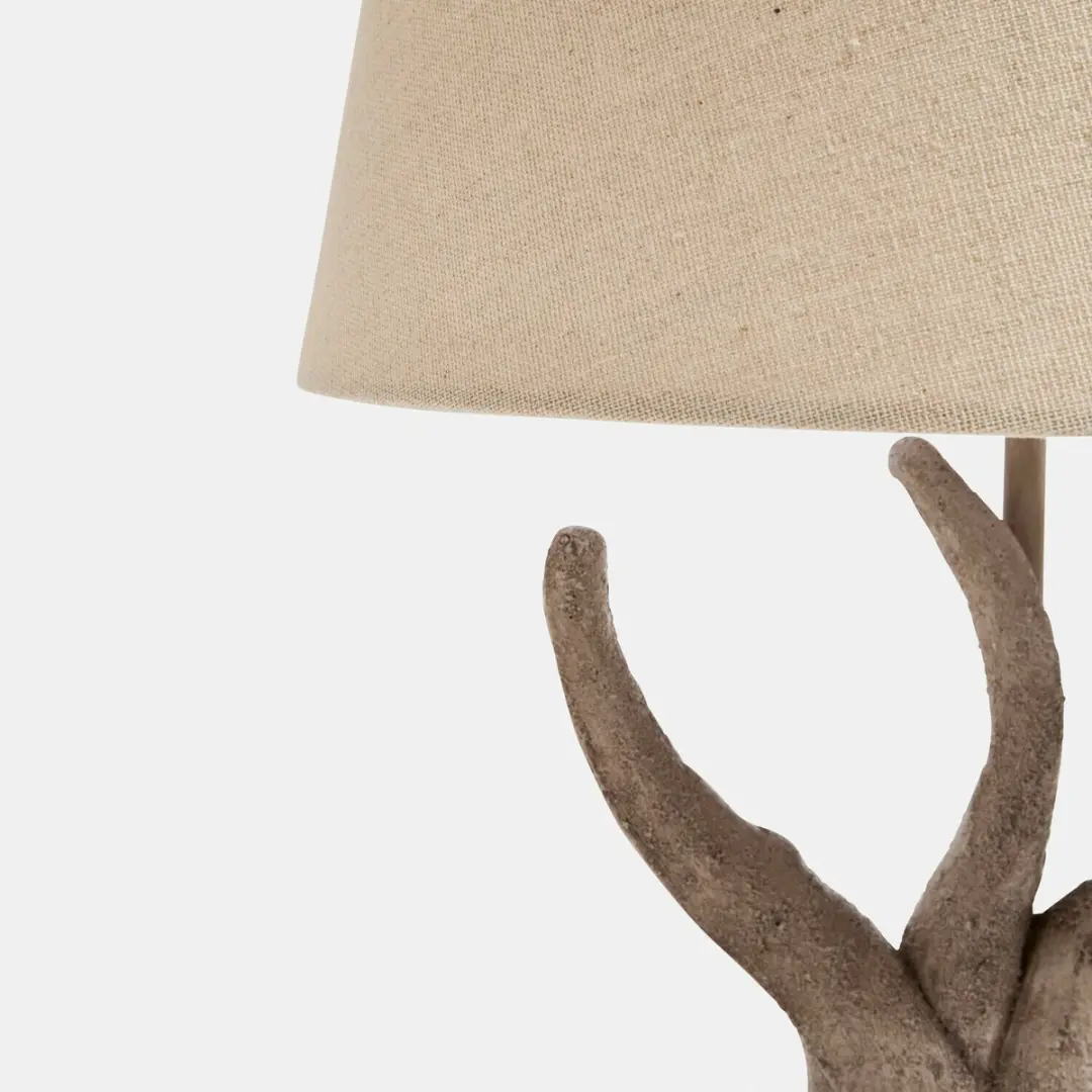 Loberon Kestrell Tafellamp - 25W - Crème