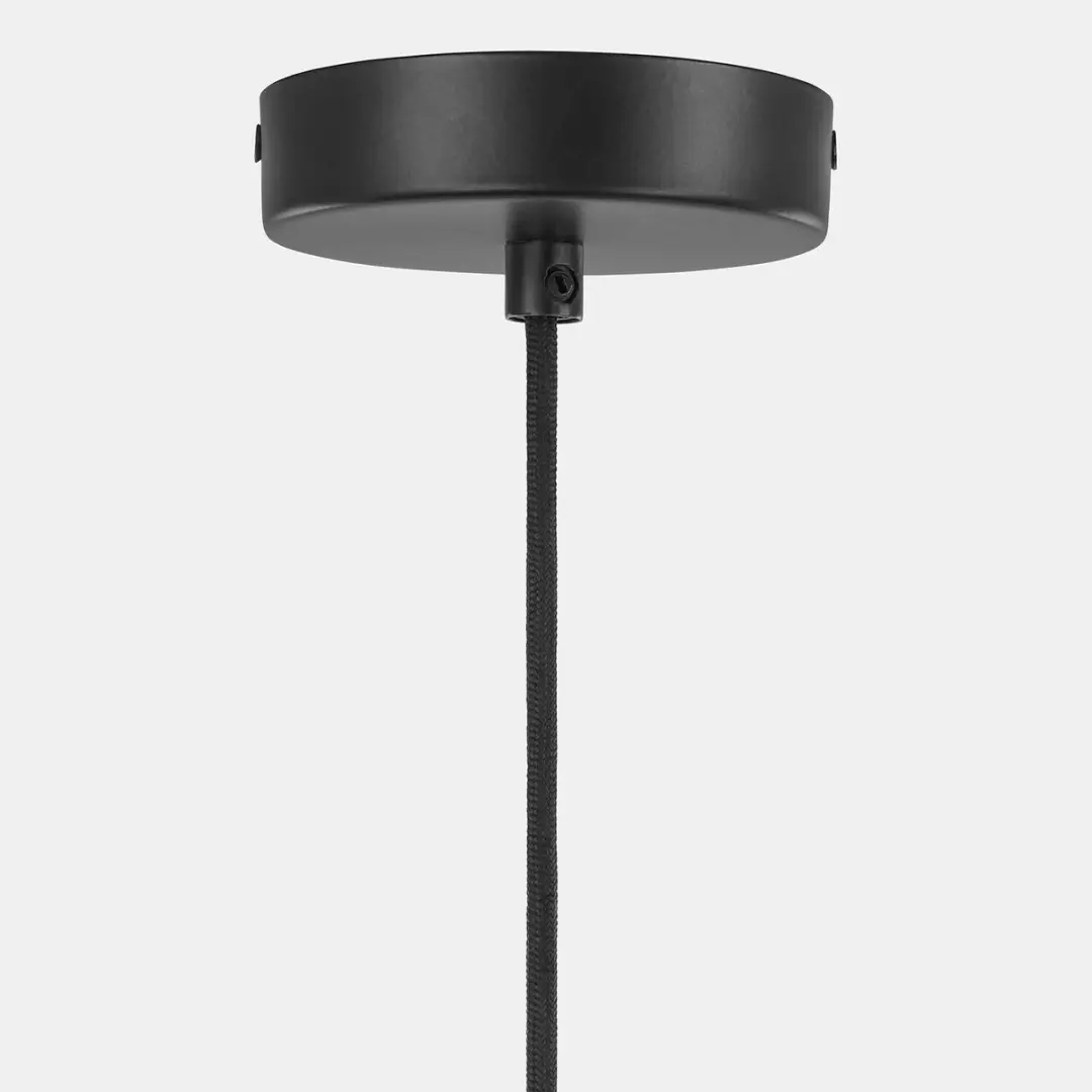Loberon Nalira Hanglamp - Ø44cm - Zwart - afbeelding 6 van 6