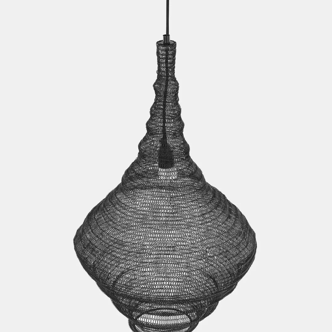 Loberon Nalira Hanglamp - Ø44cm - Zwart