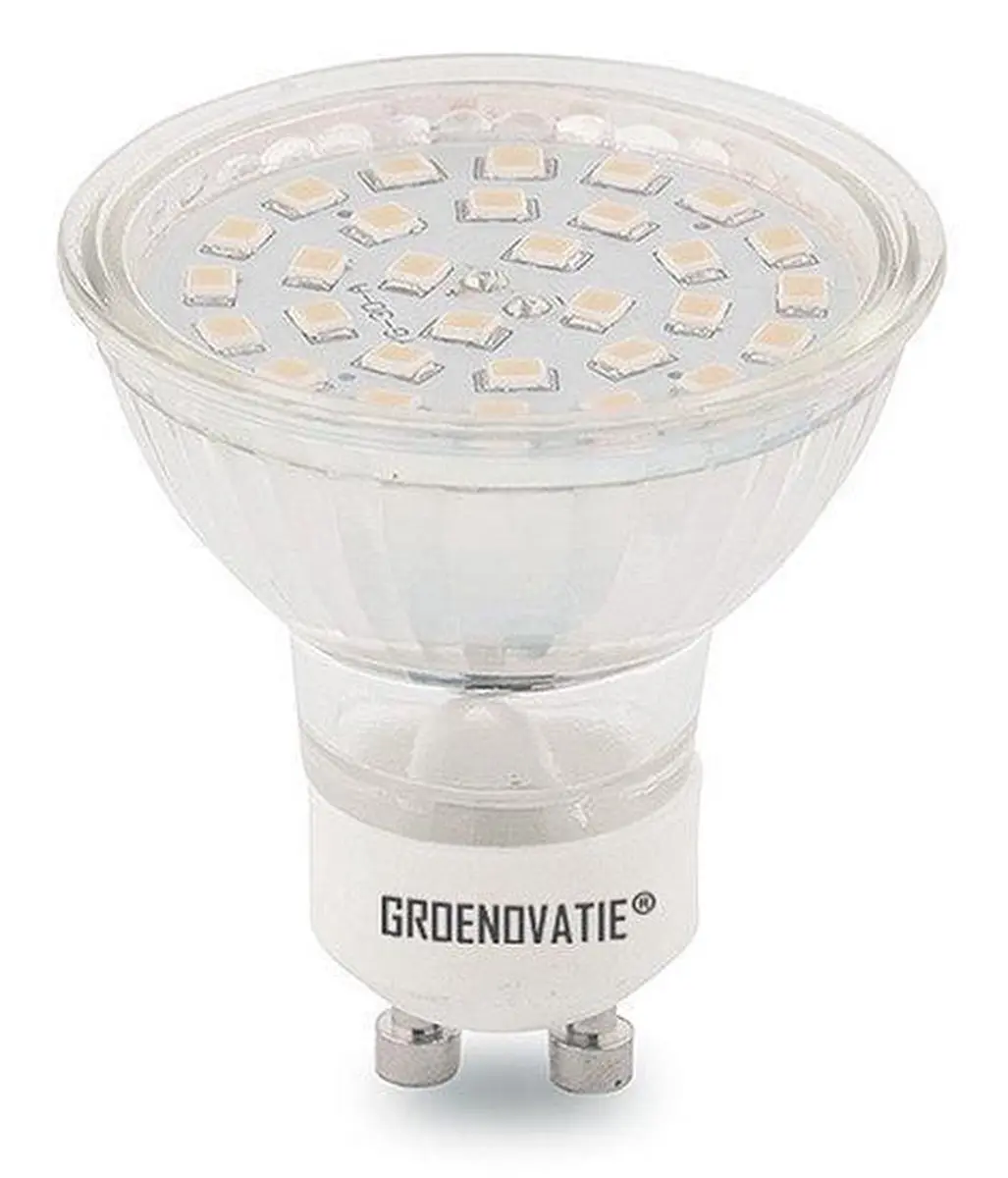 Groenovatie LED Spot GU10 3W - 6 Stuks - Warm Wit