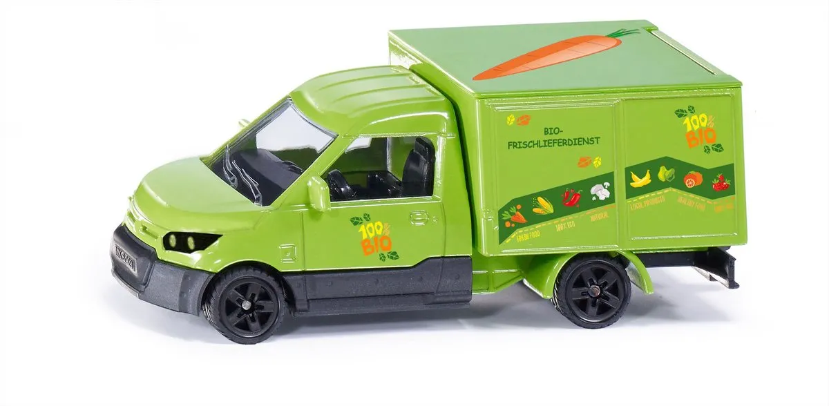 SIKU 1941 Streetscooter BIO Bezorgservice Speelgoedbestelbus 1:50 - Groen