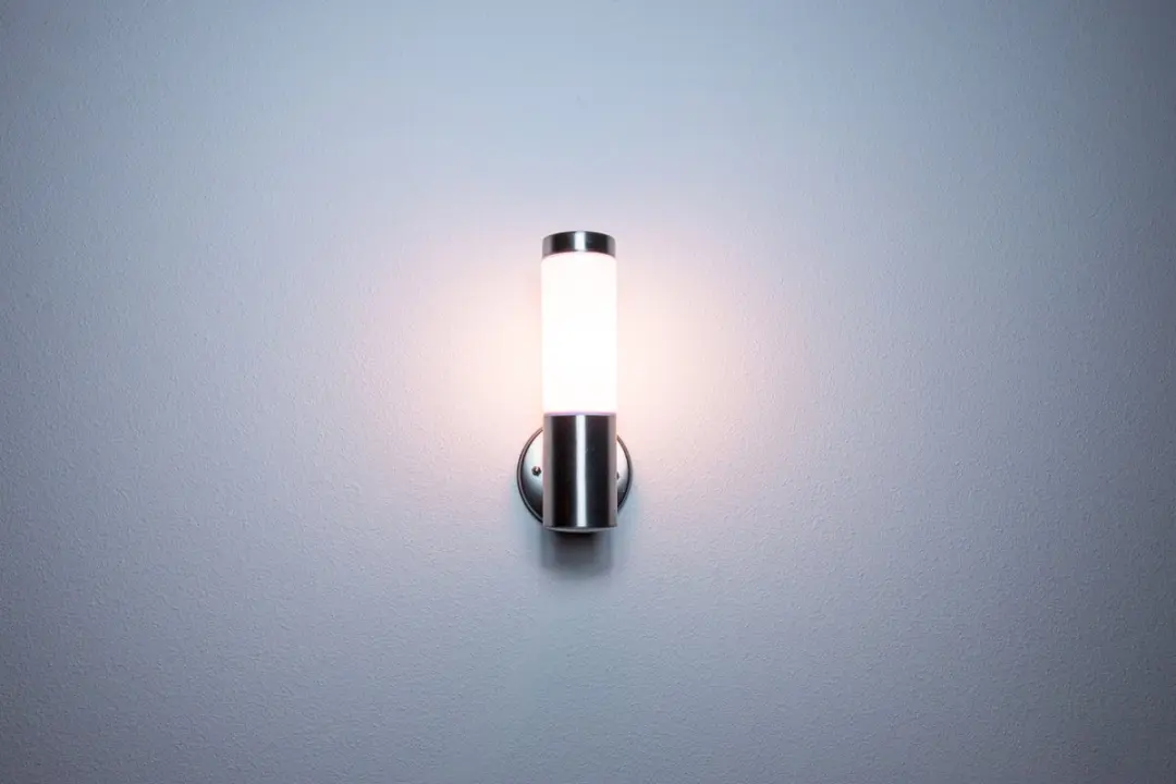 Groenovatie LED Wandlamp E27 IP65 - 3000K Warm Wit - Grijs