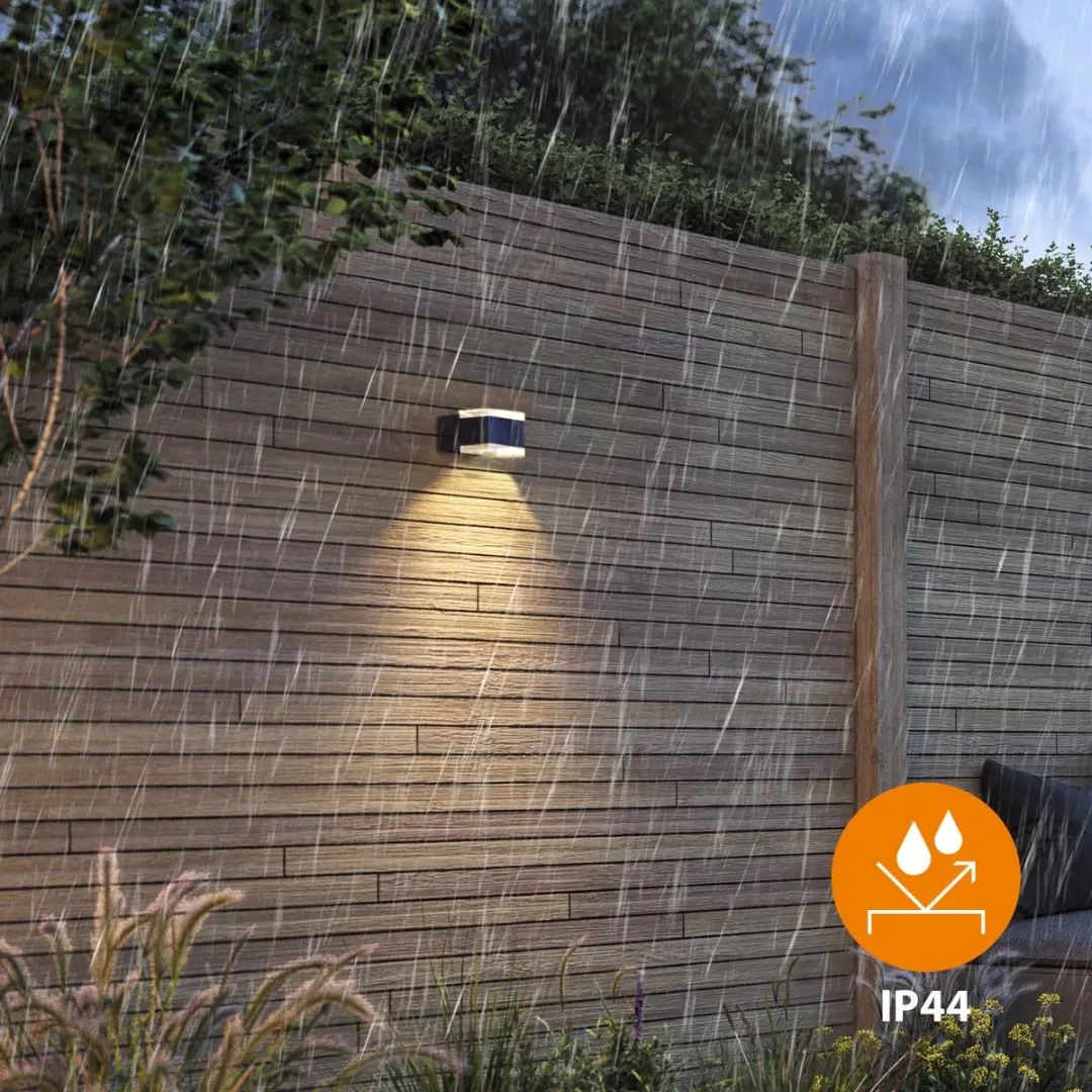 Smartwares OOL-50020 Wandlamp Buiten - 12W 800 Lumen - Zwart