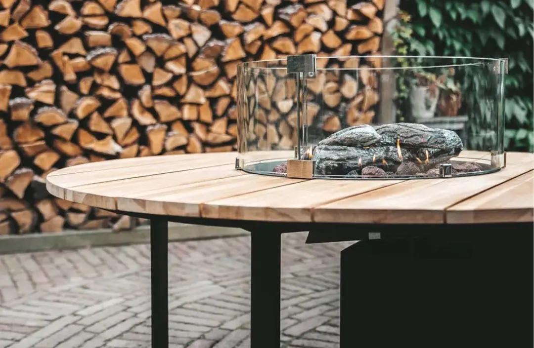 Cosi Fires Glasset Rond L - 9000W - Transparant
