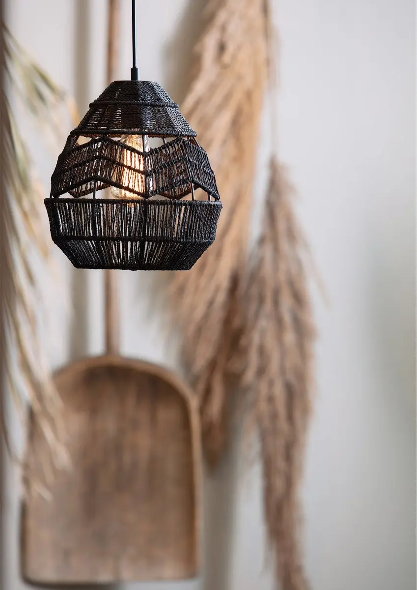 WOOOD Exclusive Adelaide Hanglamp - Zwart - afbeelding 6 van 6
