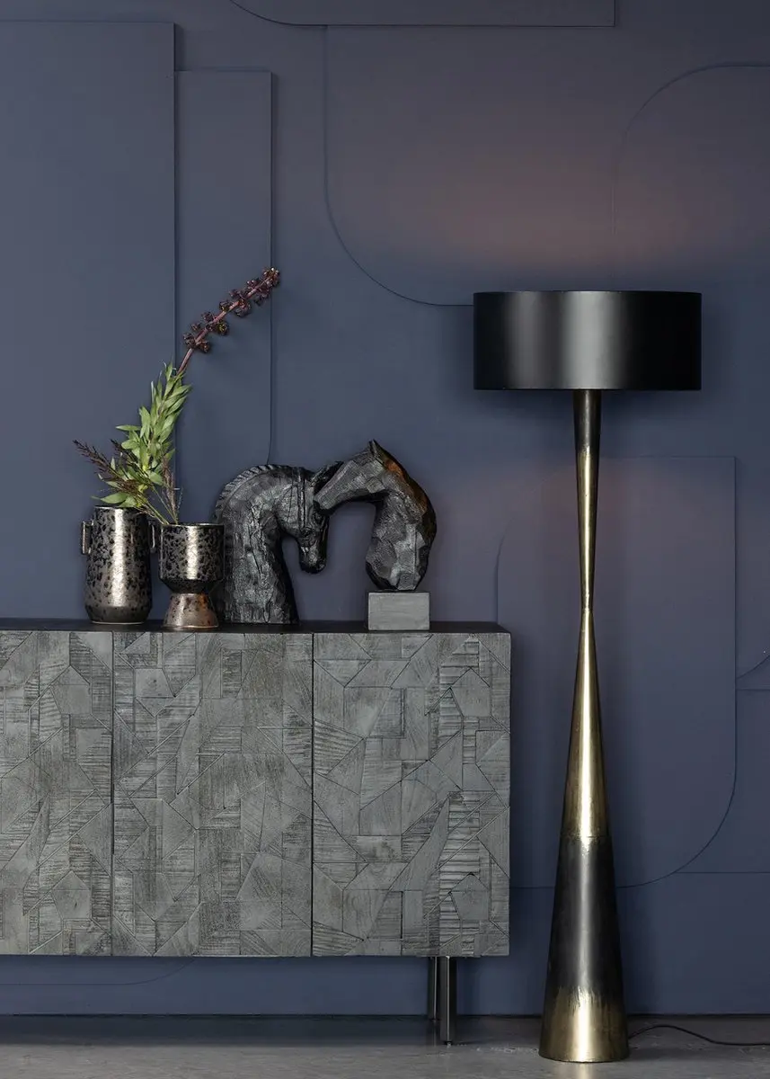 WOOOD Blackout Too Staande Lamp 40W - Zwart