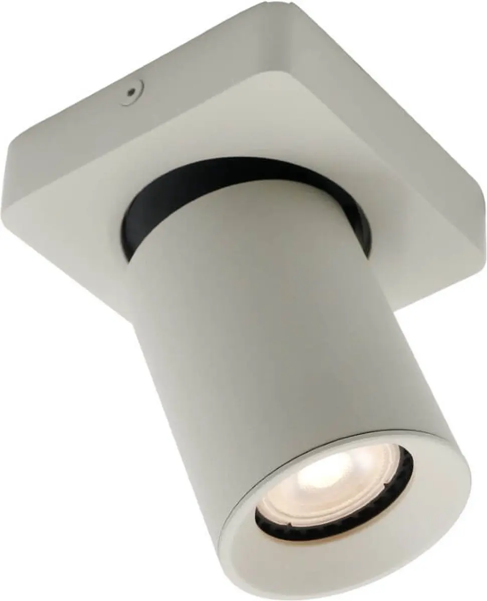 Artdelight Spot Megano 1 Lichtpunt 35W - Ø10cm Zijdgrijs