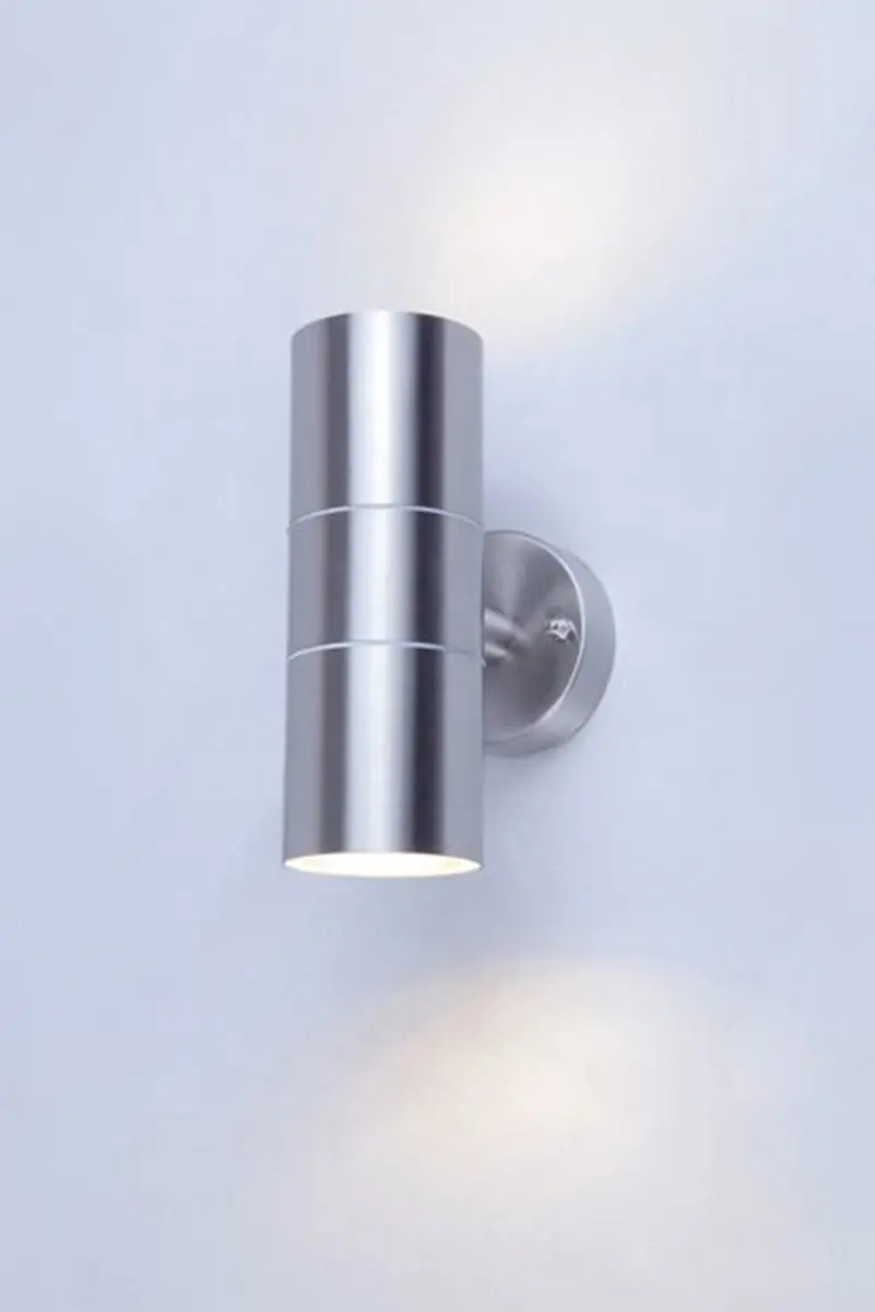 Groenovatie Wandlamp Up & Down RVS