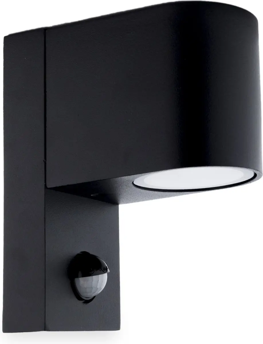 Groenovatie Wandlamp Down met Sensor GU10 - Mat Zwart