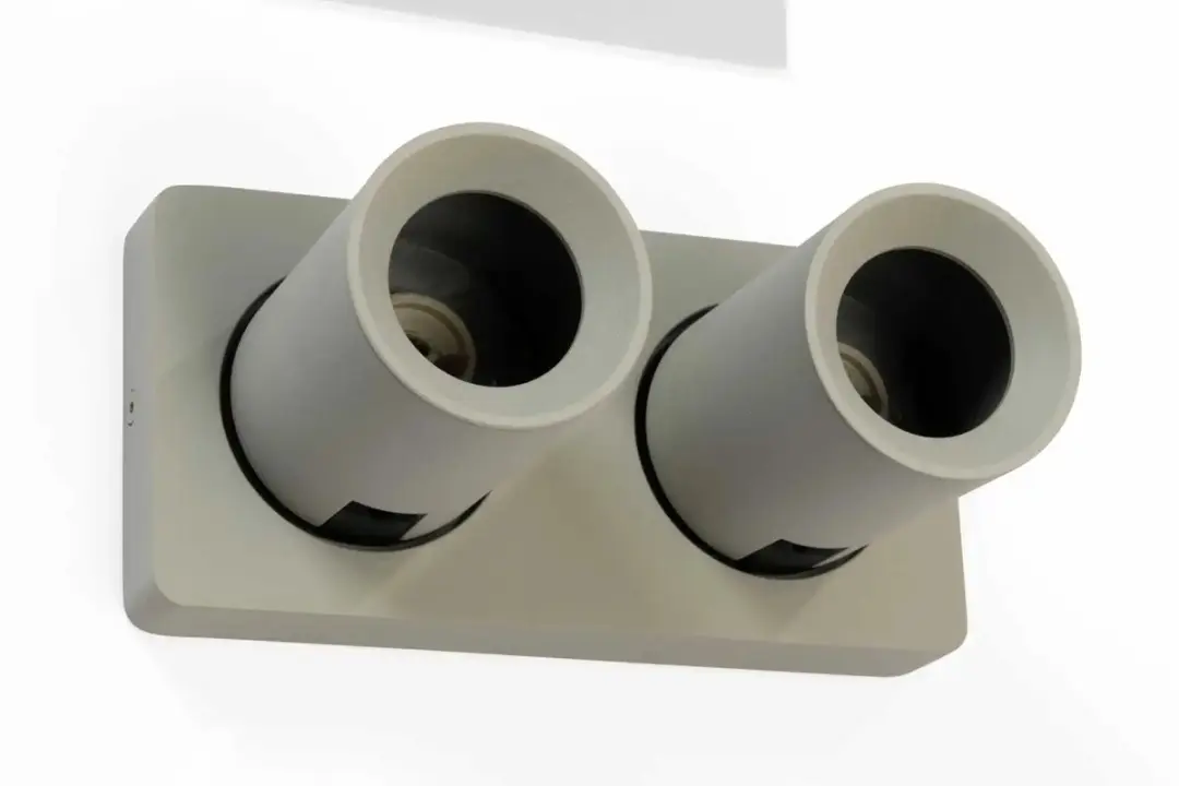 Artdelight Megano Opbouwspot GU10 - 2 Stuks - Grijs