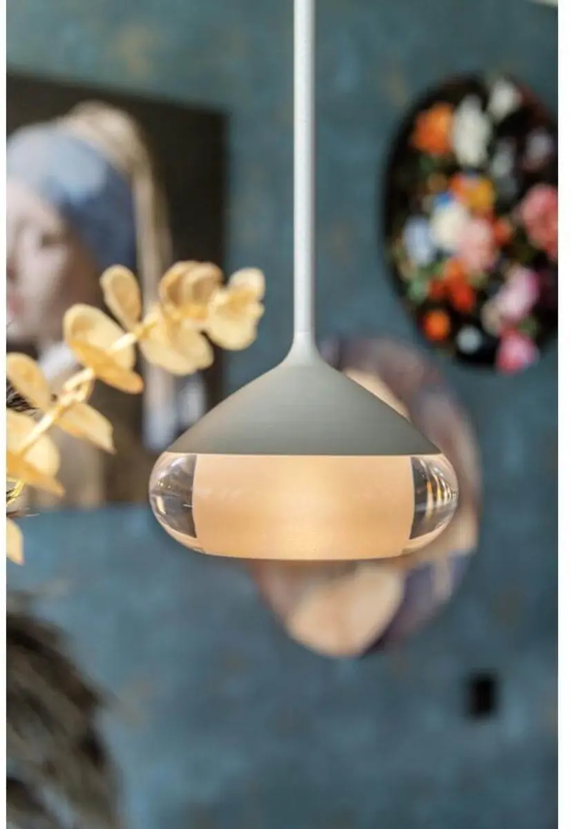 Artdelight Phoenix Hanglamp - Ø12cm Mat chroom