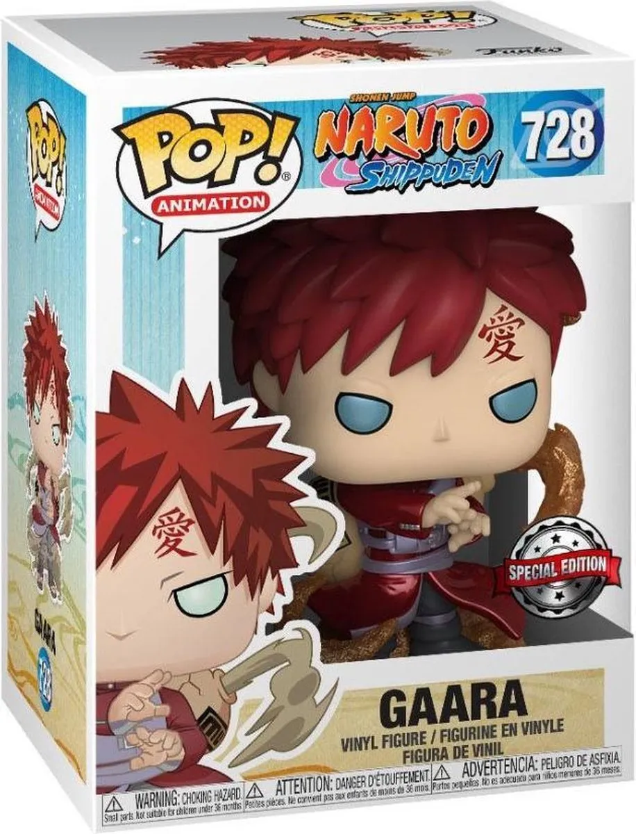 Funko Pop! Naruto Shippuden Gaara #728 Special Edition - Multicolor - afbeelding 2 van 3