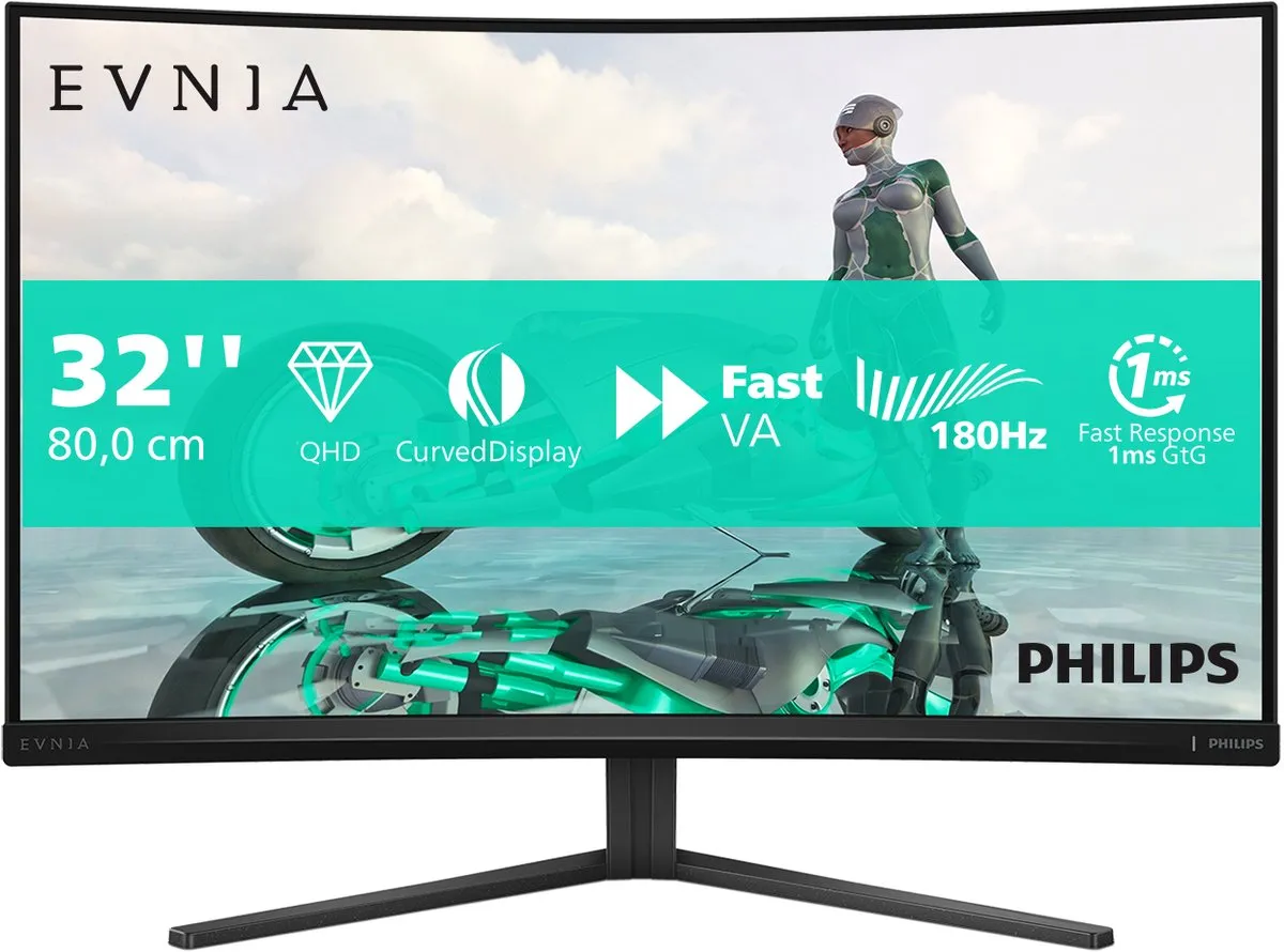 Philips Evnia 32M2C3500L Curved Gaming Monitor 32"