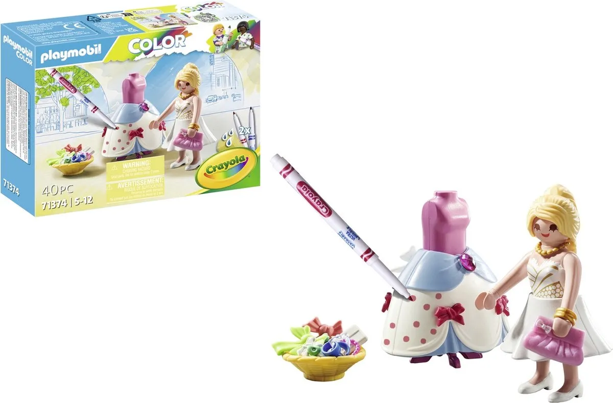 Playmobil Modieuze jurk 71374 - Multi - afbeelding 6 van 6