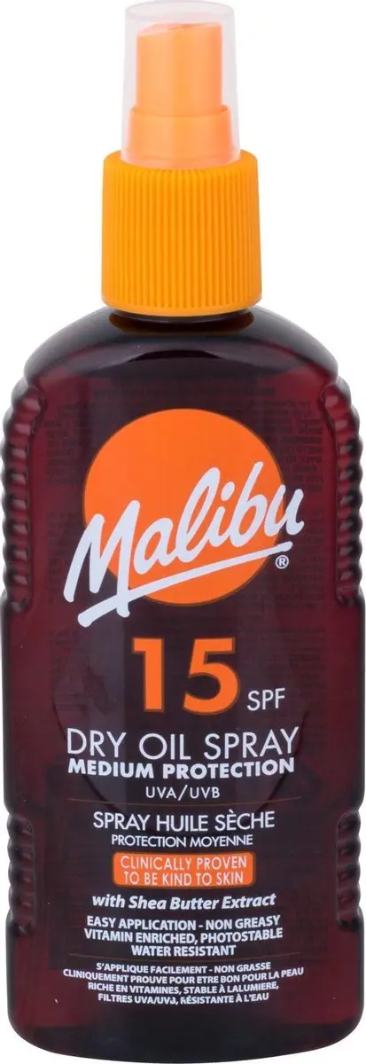 Malibu Sun SPF15 Droogolie Spray 200ml