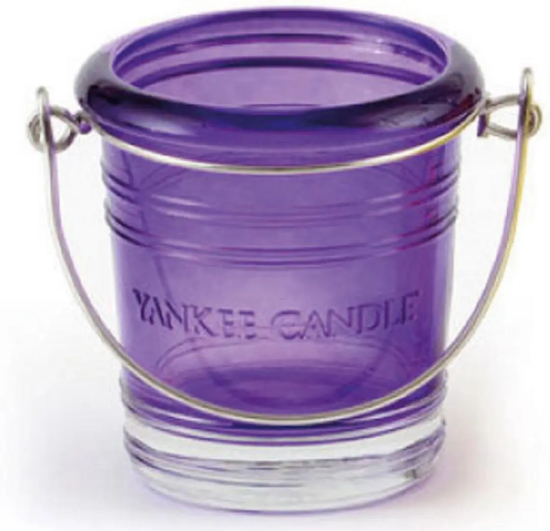 Yankee Candle Votive Holder Bucket Purple