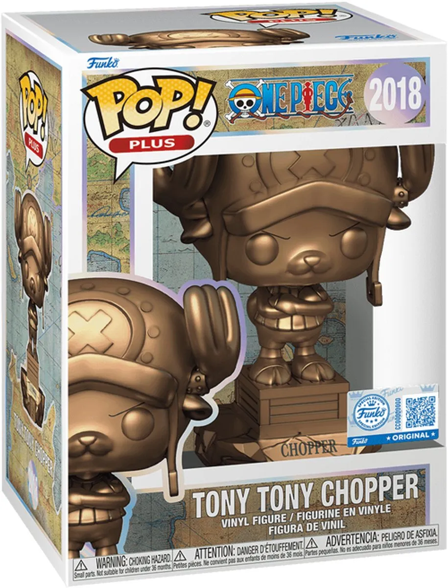 Funko Pop! Plus One Piece Tony Tony Chopper Bronze Statue #2018
