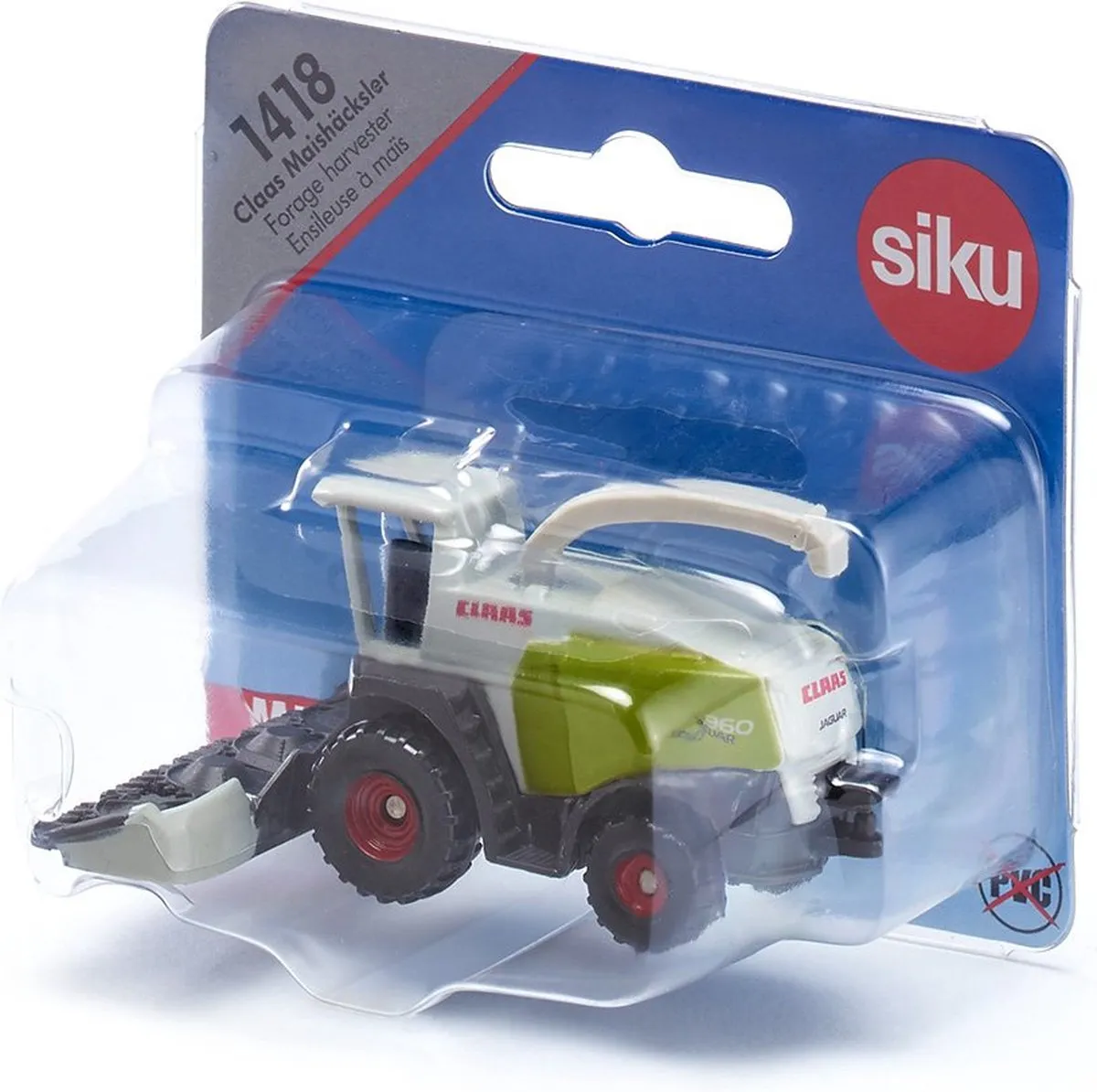 SIKU 1418 Claas Hakselaar - Groen/Wit