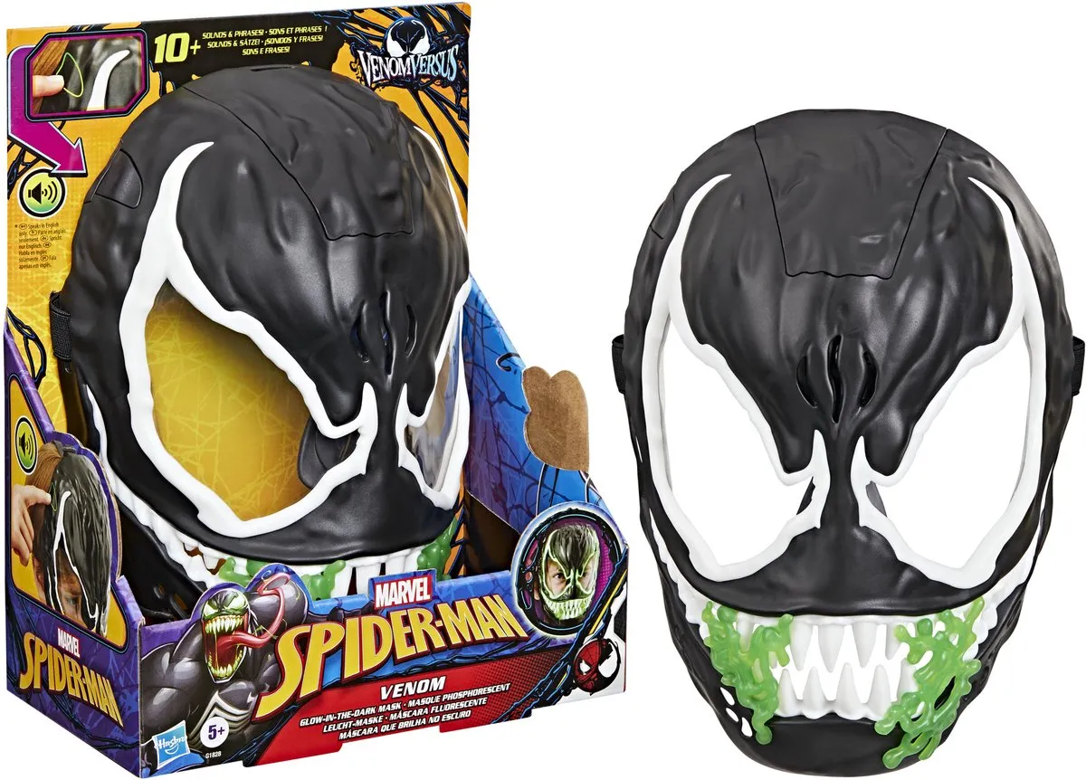 Hasbro Spider-Man Venom Glow-in-the-Dark Masker