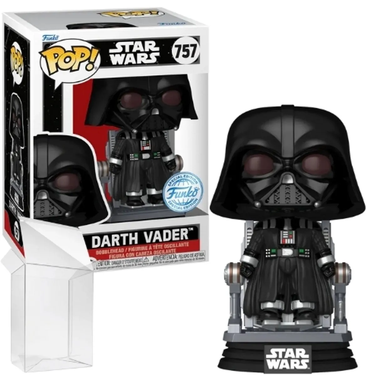 Funko Pop! Star Wars Darth Vader Special Edition 757 - Multicolor