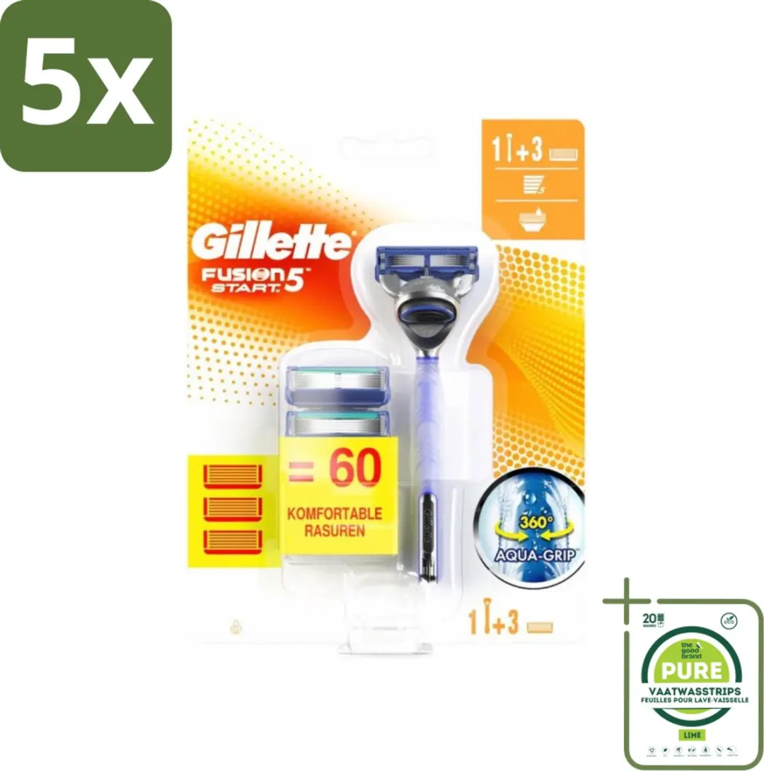 5 x Gillette Fusion 5