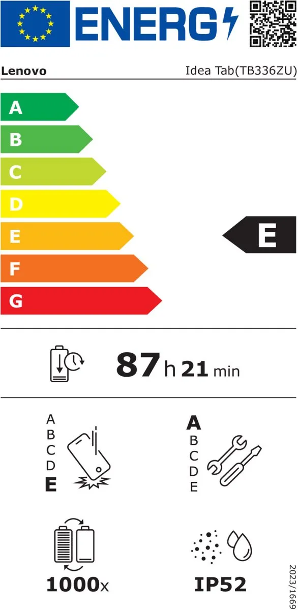 Lenovo Idea Tab - 256GB - Grijs