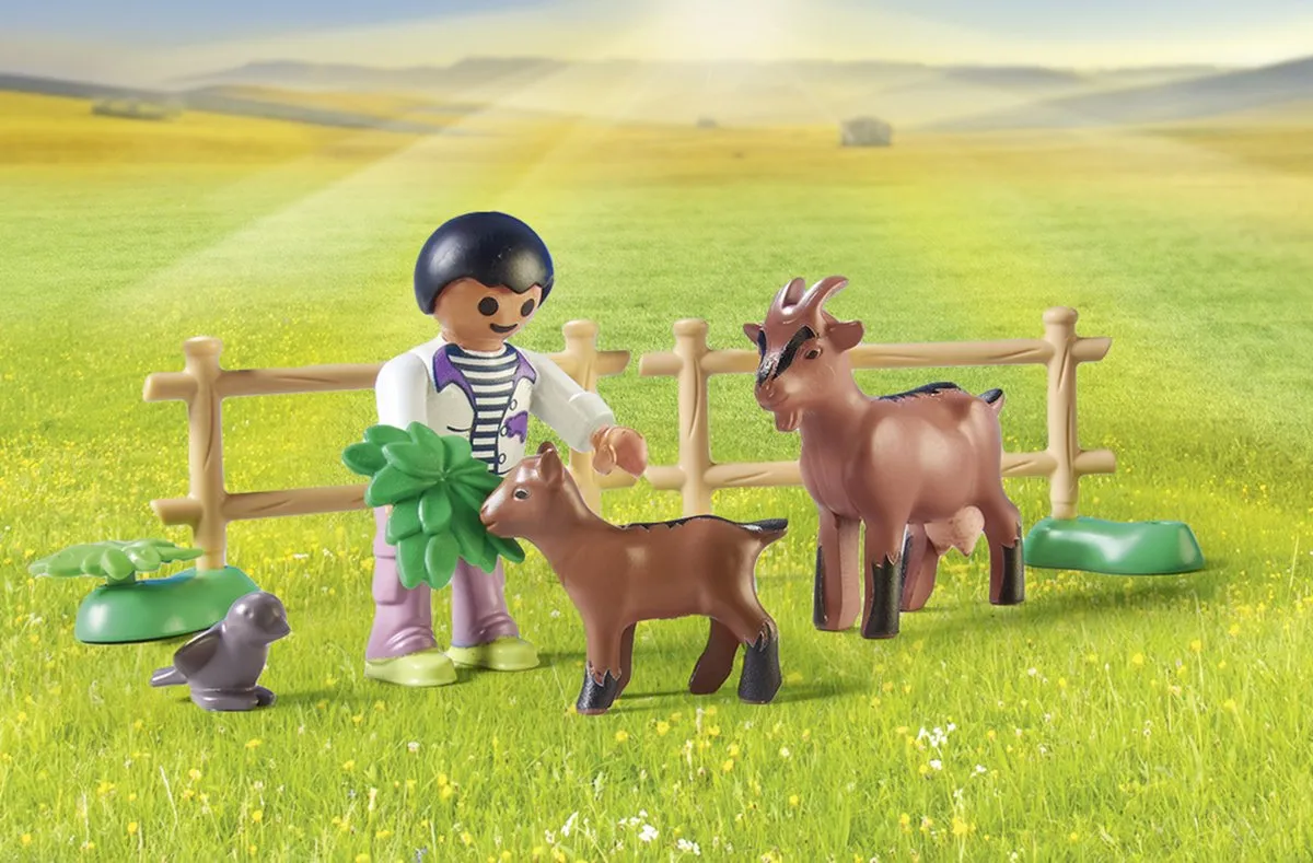 Playmobil Country Tractor met aanhanger 71442 - Meerkleurig