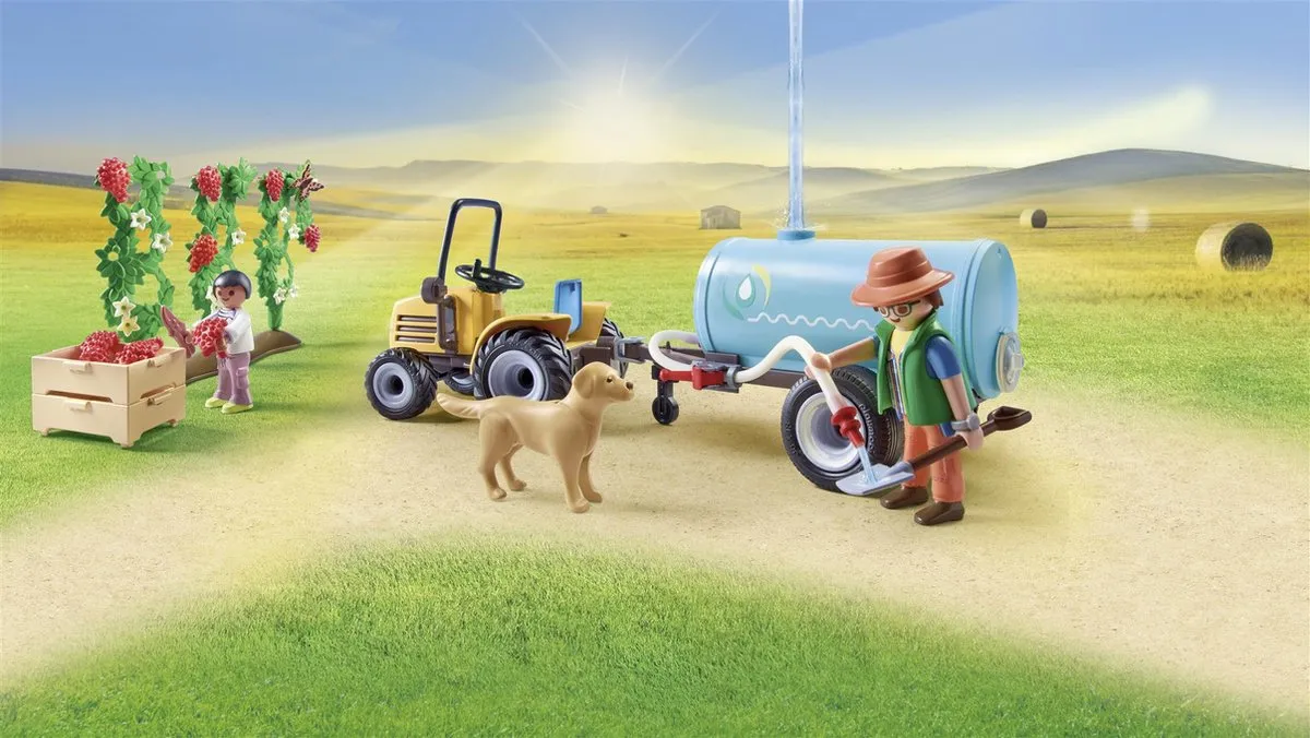Playmobil Country Tractor met aanhanger 71442 - Meerkleurig
