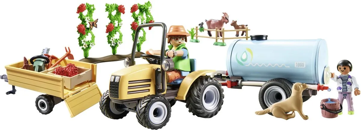 Playmobil Country Tractor met aanhanger 71442 - Meerkleurig - afbeelding 6 van 6