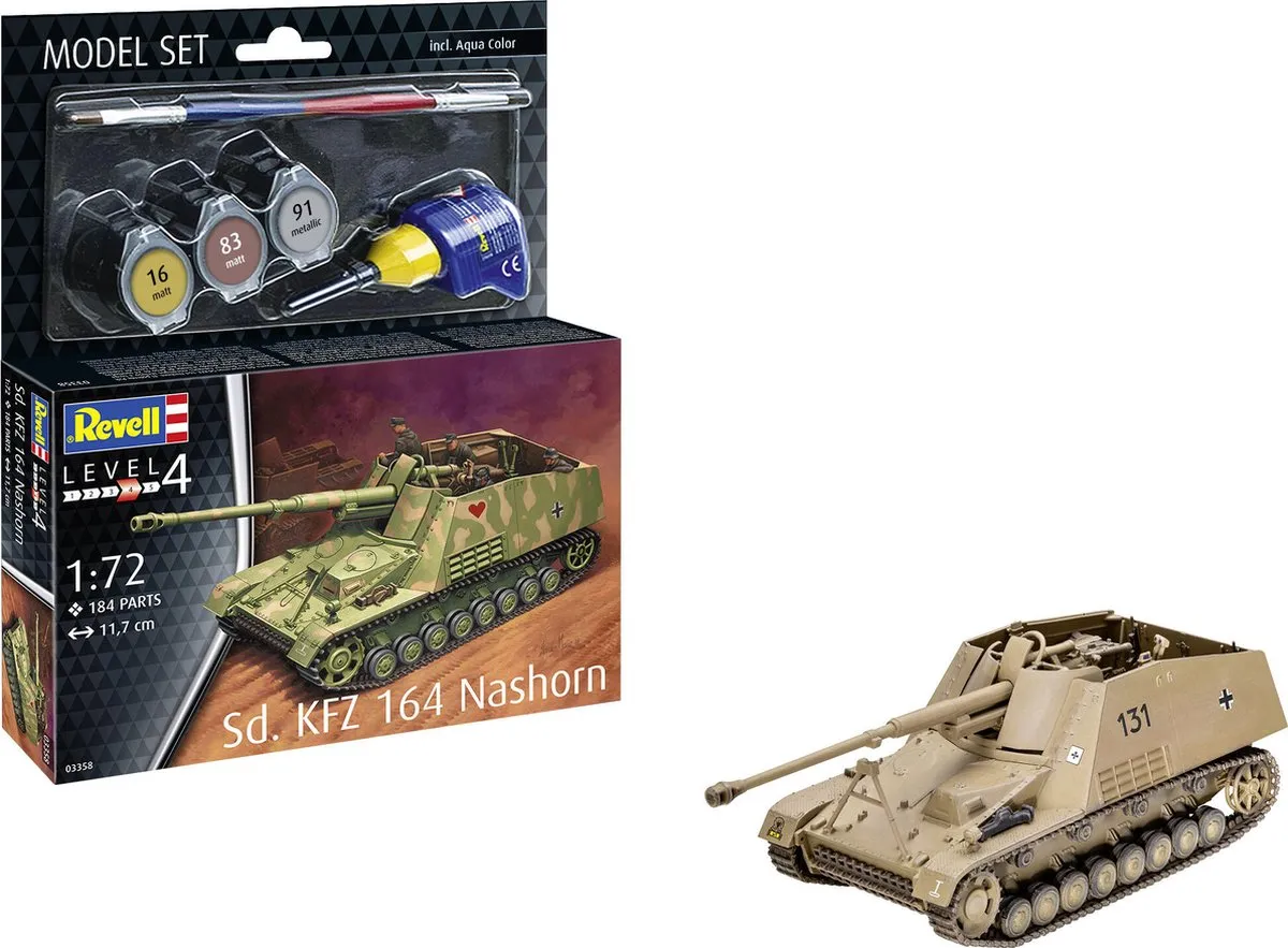 Revell 63358 Sd.Kfz. 164 Nashorn Modelbouwpakket