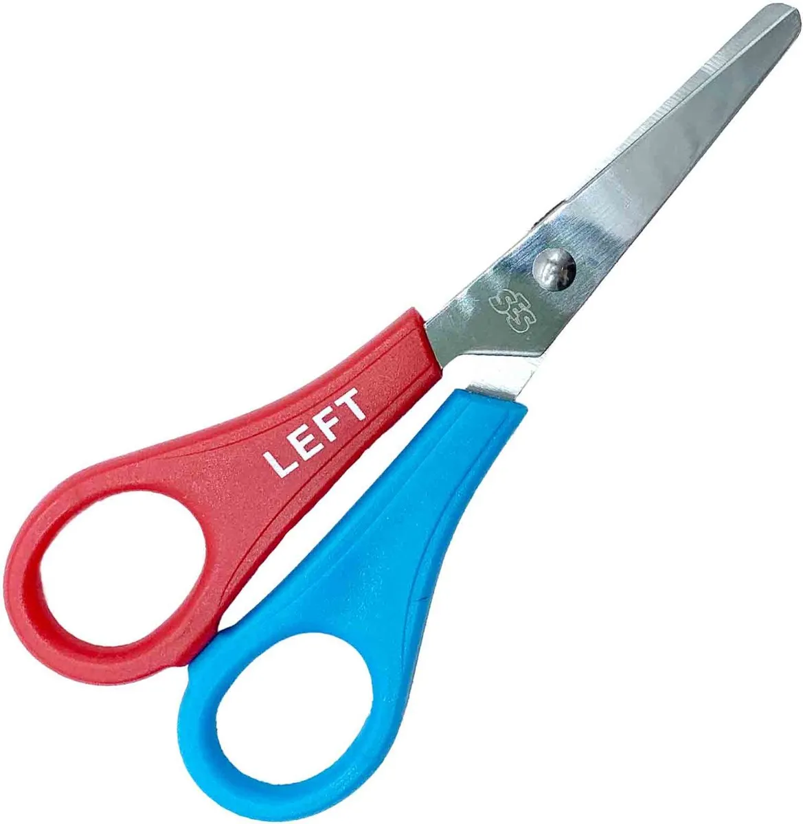 SES Creative Linkshandige Schaar - Rood/Blauw