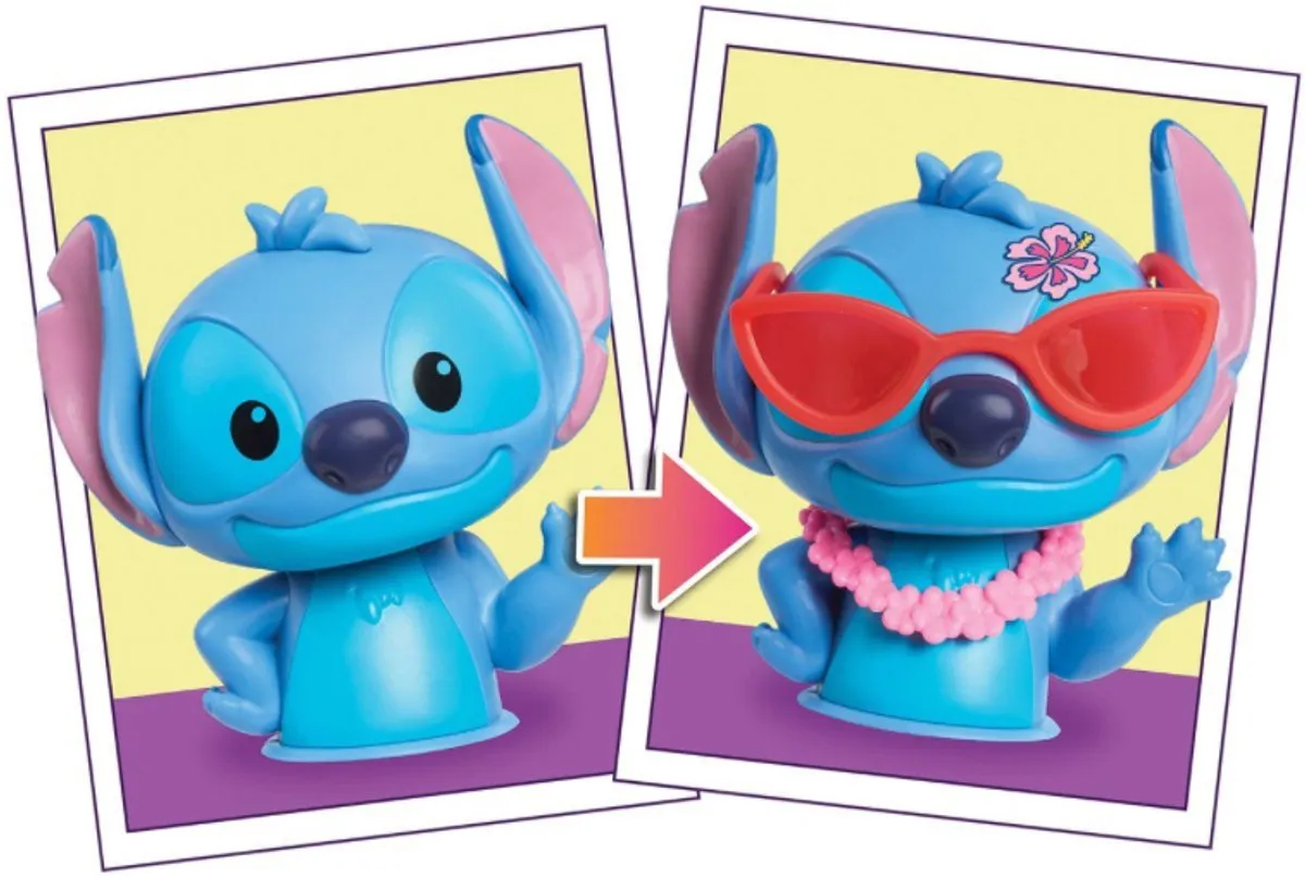 Disney Lilo & Stitch Mini Styling Figure - Rood/Roze/Blauw