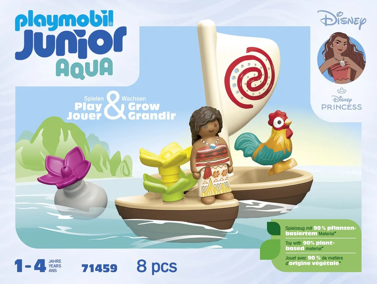 Playmobil Junior Disney Vaiana Catamaran 71459 - Multicolor
