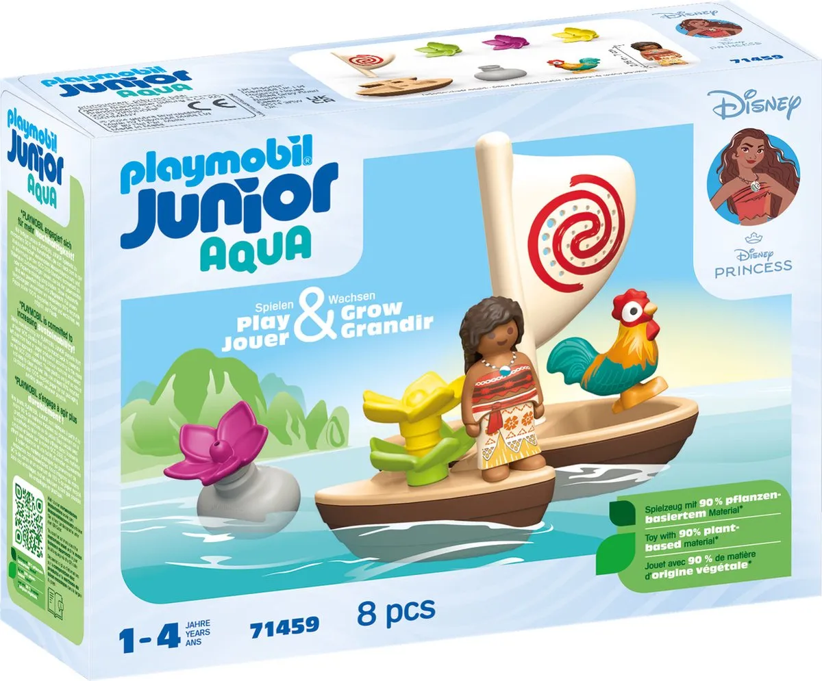 Playmobil Junior Disney Vaiana Catamaran 71459 - Multicolor