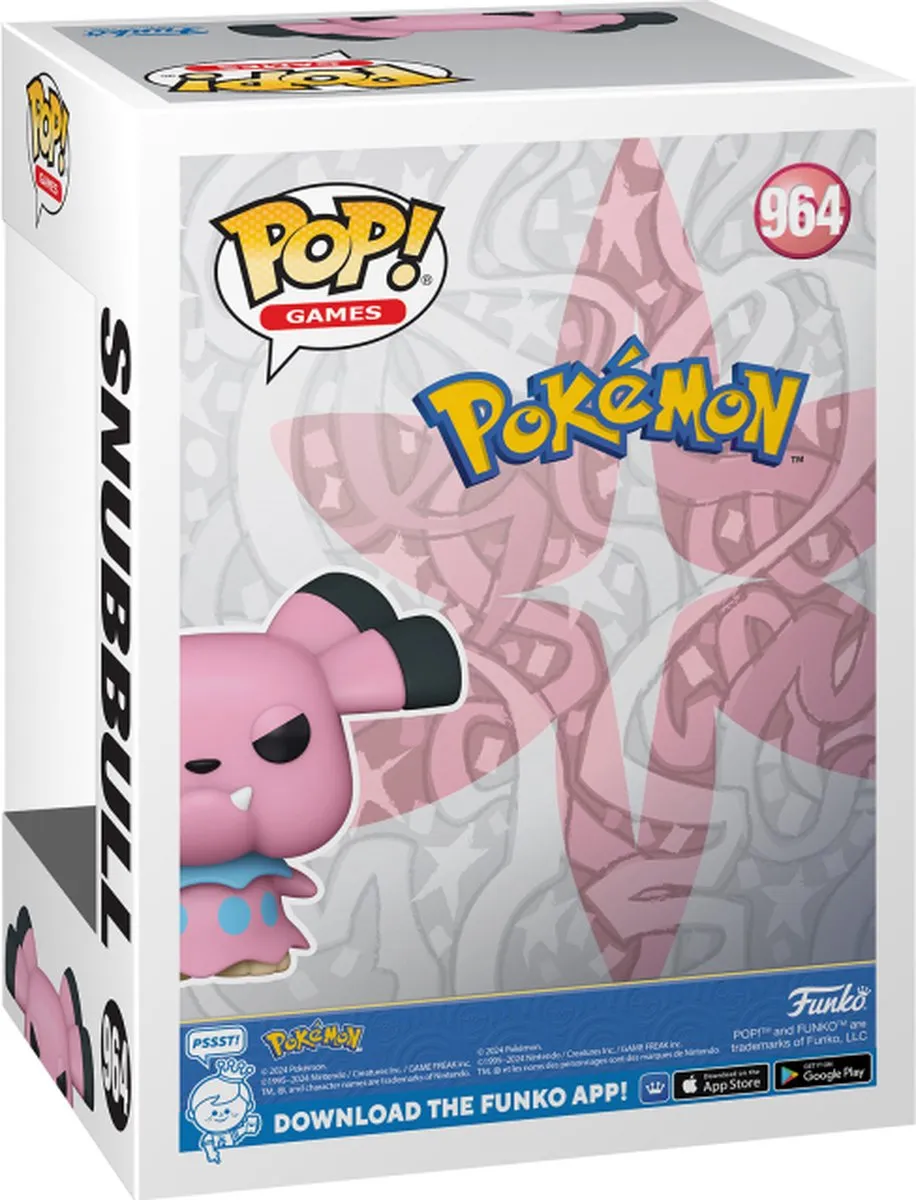 Funko Pokémon Snubbull Pop! 70929 - Meerkleurig