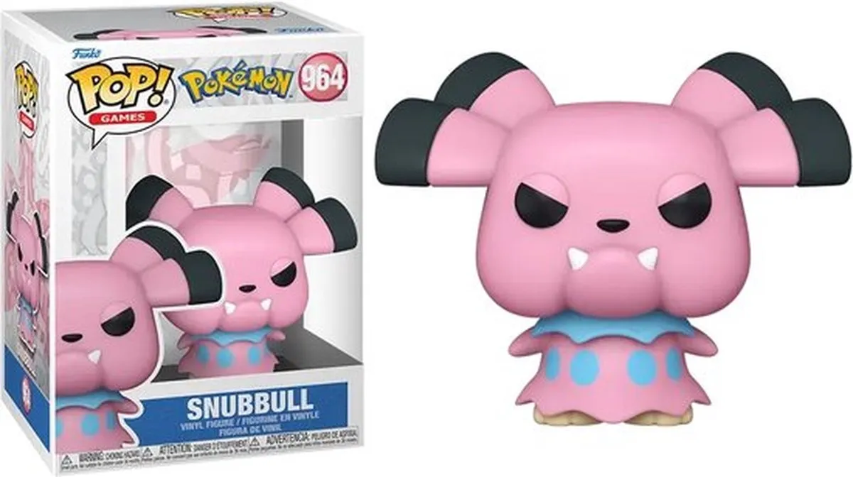 Funko Pokémon Snubbull Pop! 70929 - Meerkleurig