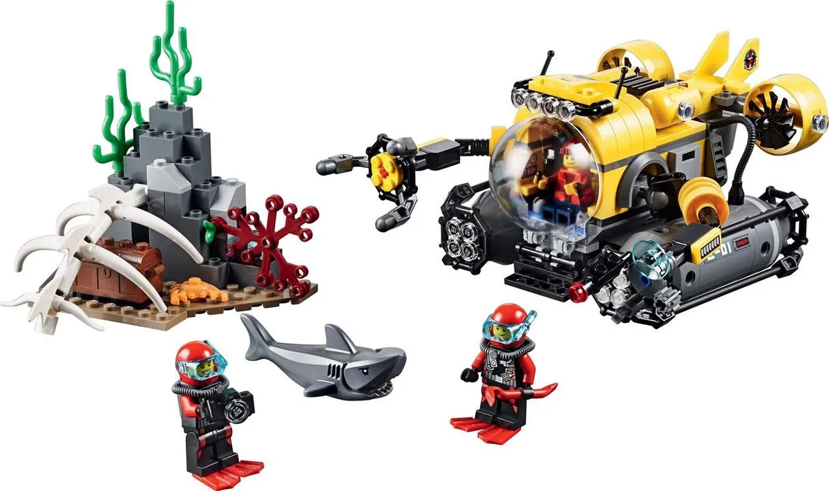 LEGO City Diepzee Duikboot 60092 - 274 Stukken