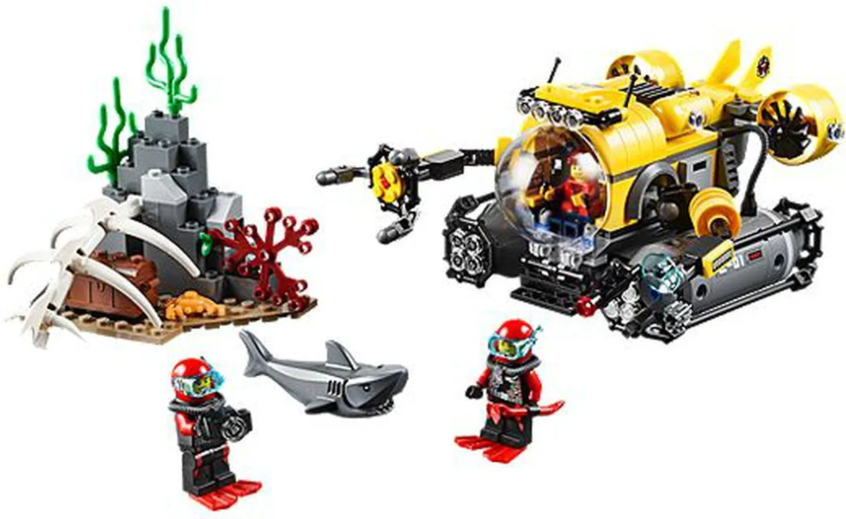 LEGO City Diepzee Duikboot 60092 - 274 Stukken