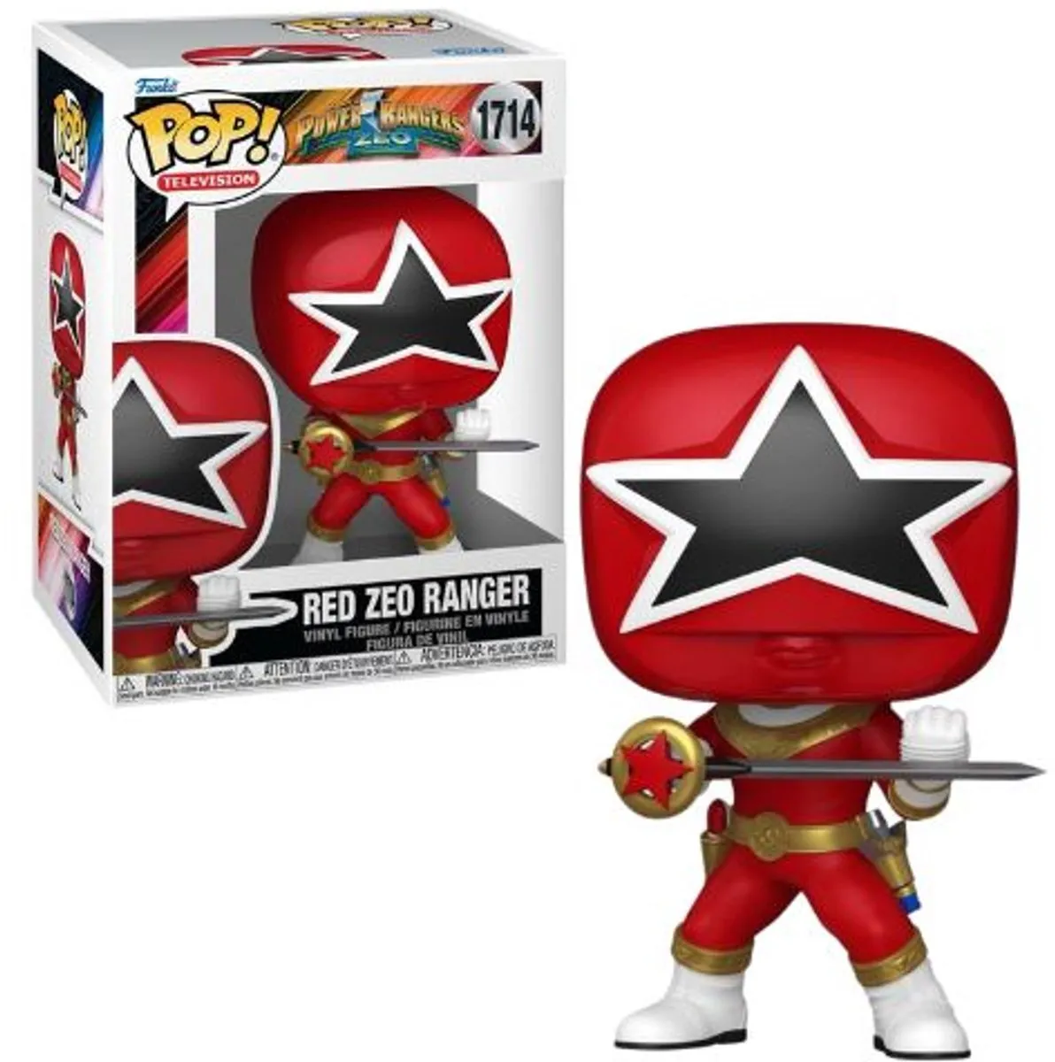 Funko Pop! Power Rangers Zeo Red Ranger #1714 - Multi