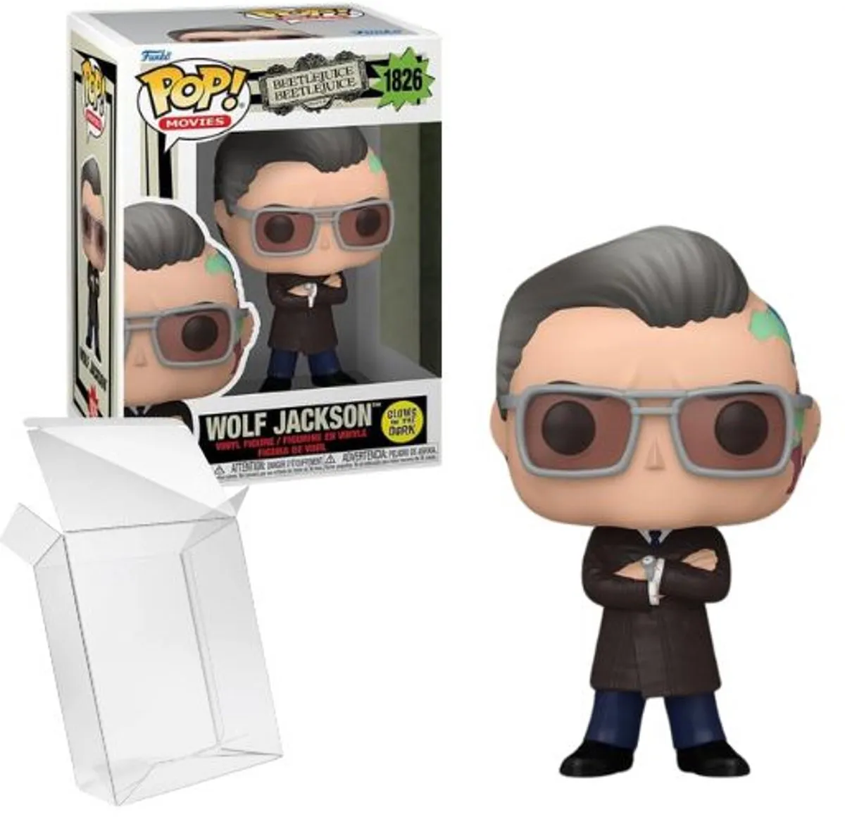 Funko Pop! Movies Beetlejuice Wolf Jackson #1826 Glow in the Dark