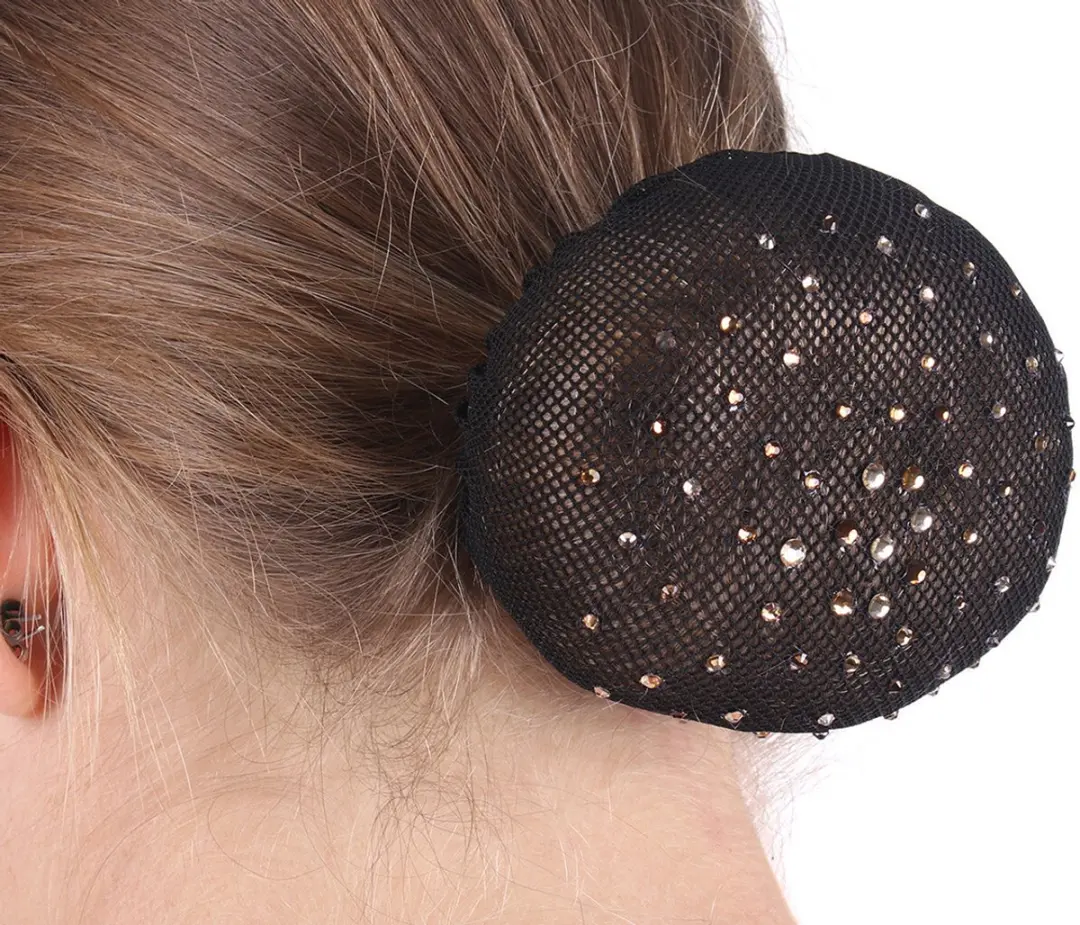 QHP Haarnet Rhinestone