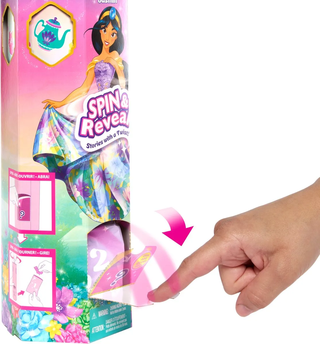 Disney Princess Jasmine Draaien en Ontdekken Pop HXC23