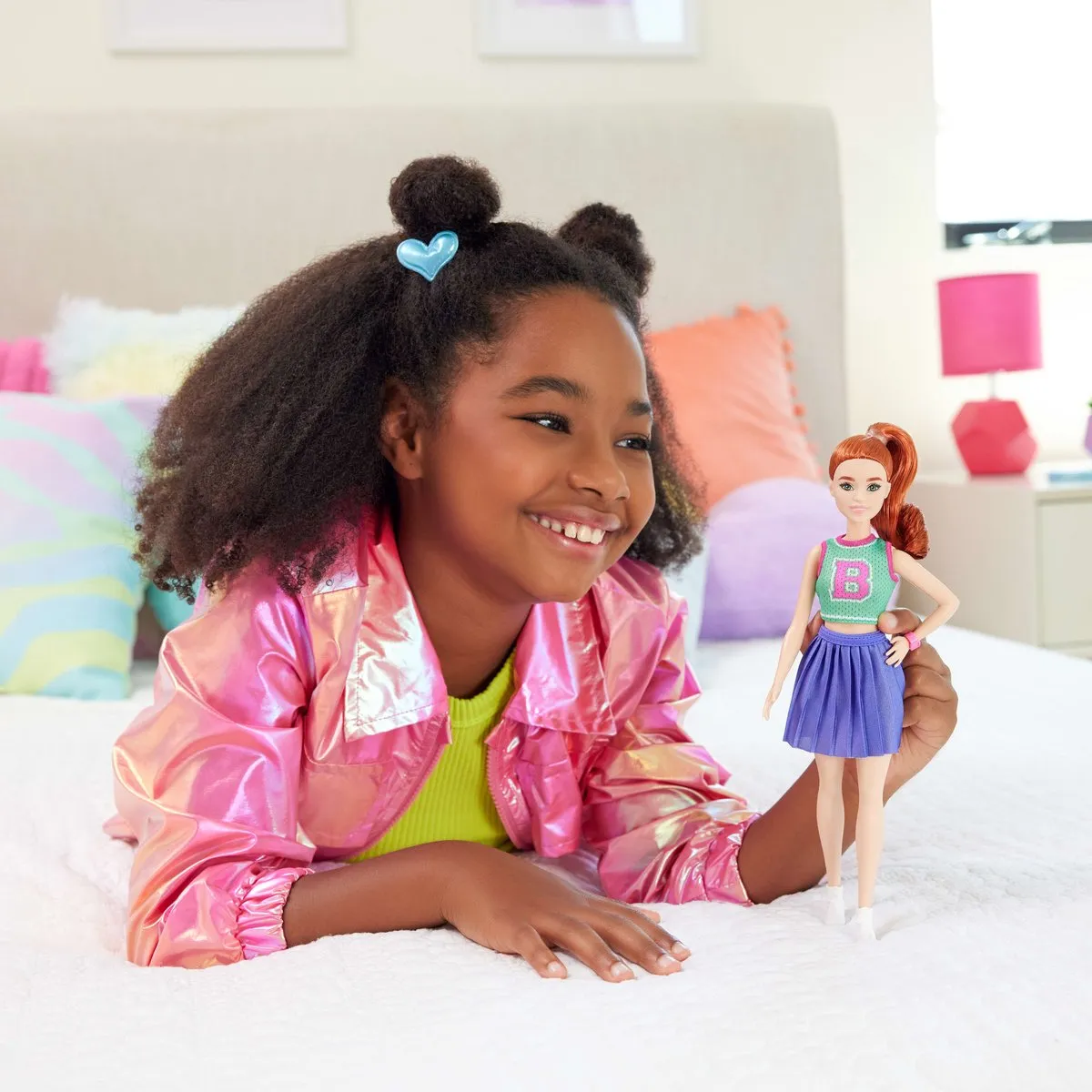 Barbie Fashionista Look Cheerleader-pop HYT90 - Paars