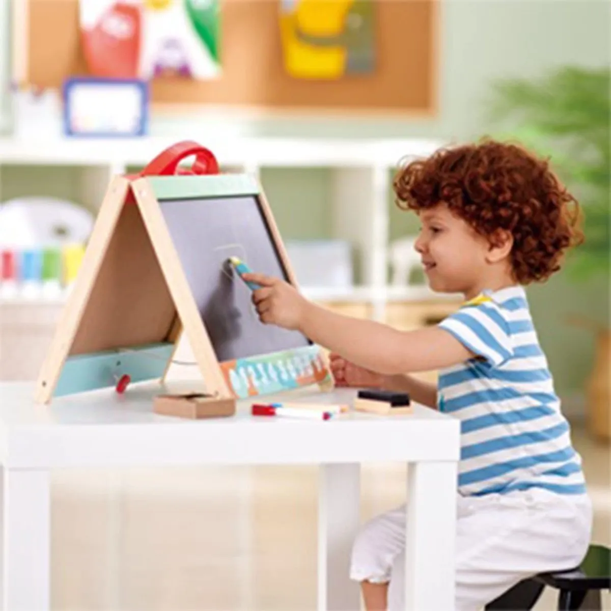Hape Schildersezel 3-in-1 - Multicolor - afbeelding 5 van 6