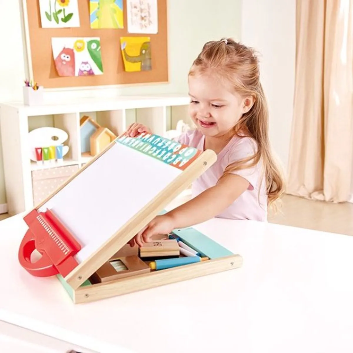 Hape Schildersezel 3-in-1 - Multicolor - afbeelding 6 van 6
