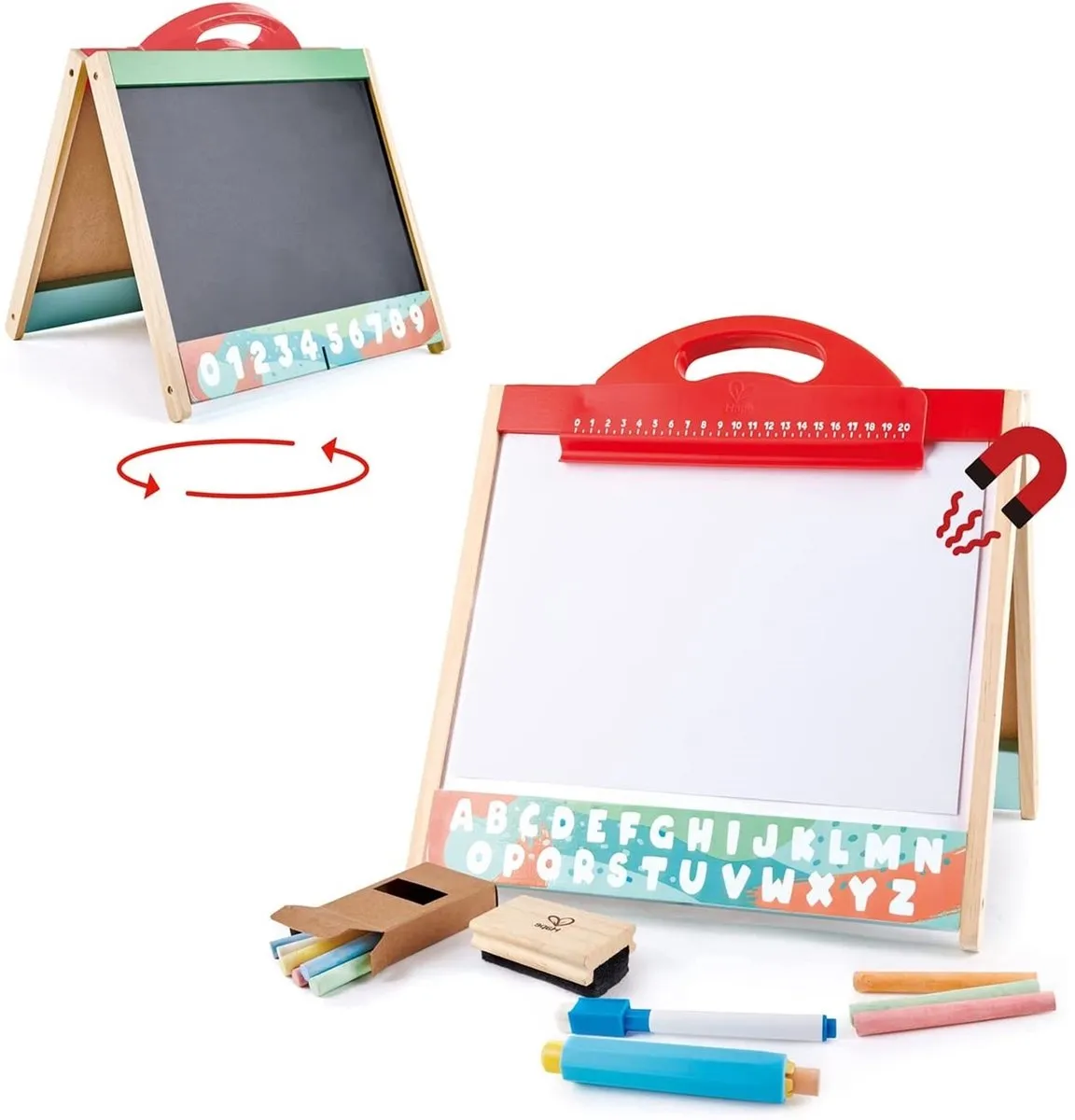 Hape Schildersezel 3-in-1 - Multicolor - afbeelding 4 van 6
