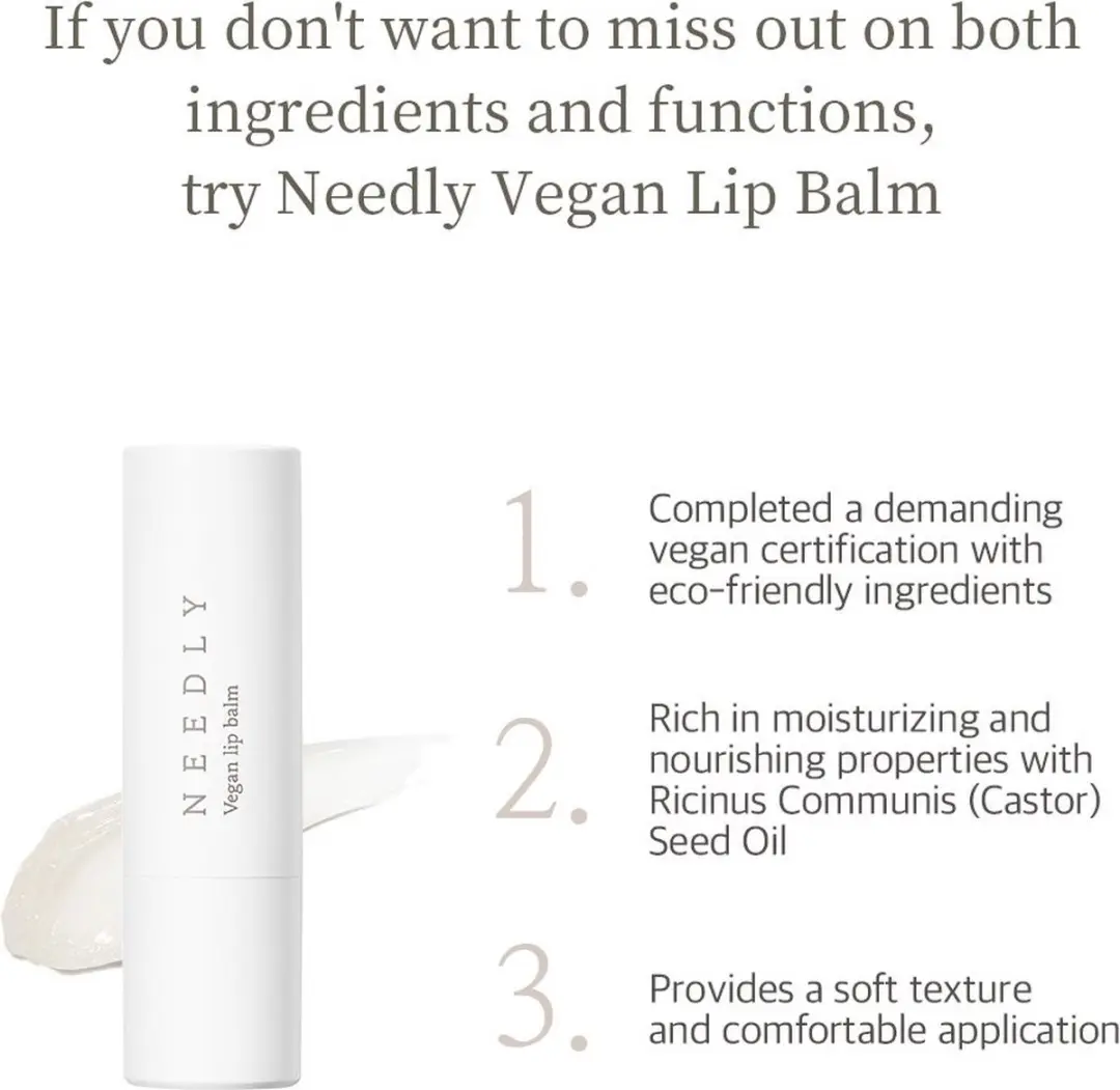 Needly Vegan Lippenbalsem 3.8ml - Wit - afbeelding 3 van 4