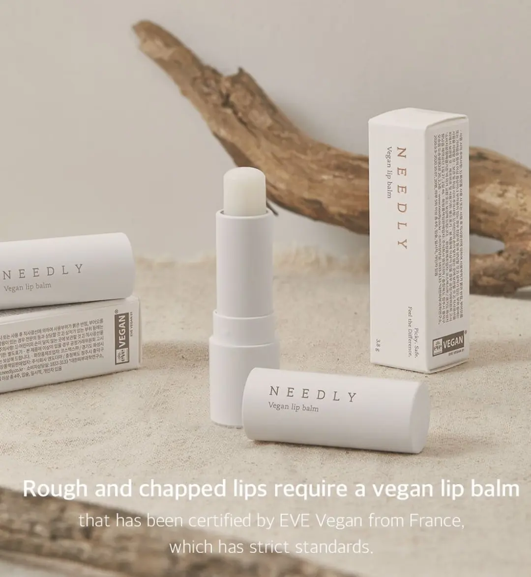 Needly Vegan Lippenbalsem 3.8ml - Wit - afbeelding 2 van 4