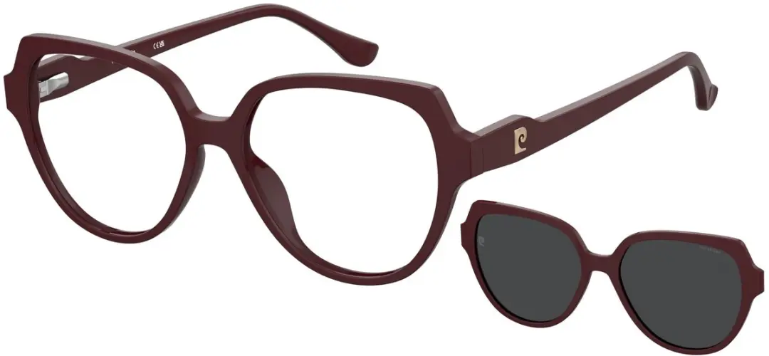 Pierre Cardin P.C. 8556/C Burgundy 2 53/15/145 WOMAN Brilmonturen