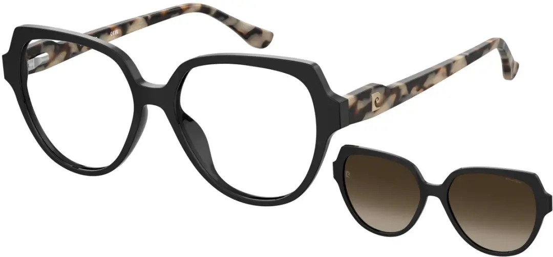 Pierre Cardin P.C. 8556/C Black havana 53/15/145 WOMAN Brilmonturen